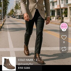 COLE HAAN / Zerogrand / Brown / Waterproof / Boots / Size  11.5M